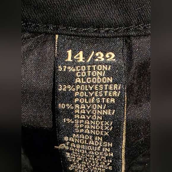 Rachel Roy Black Highrise Skinny Jeans Size 14/32 - Picture 4 of 4